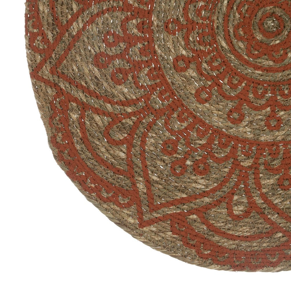 SALVAMANTEL IMPRESO TERRACOTA FIBRA 38 X 38 CM