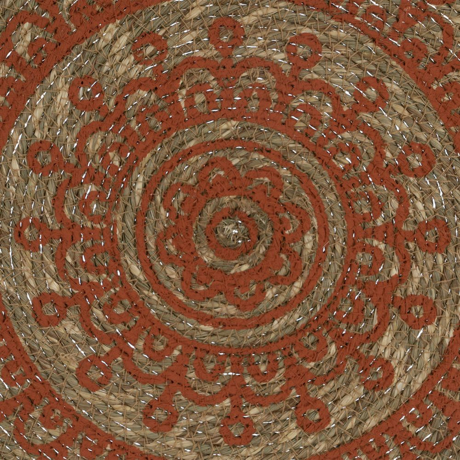 SALVAMANTEL IMPRESO TERRACOTA FIBRA 38 X 38 CM