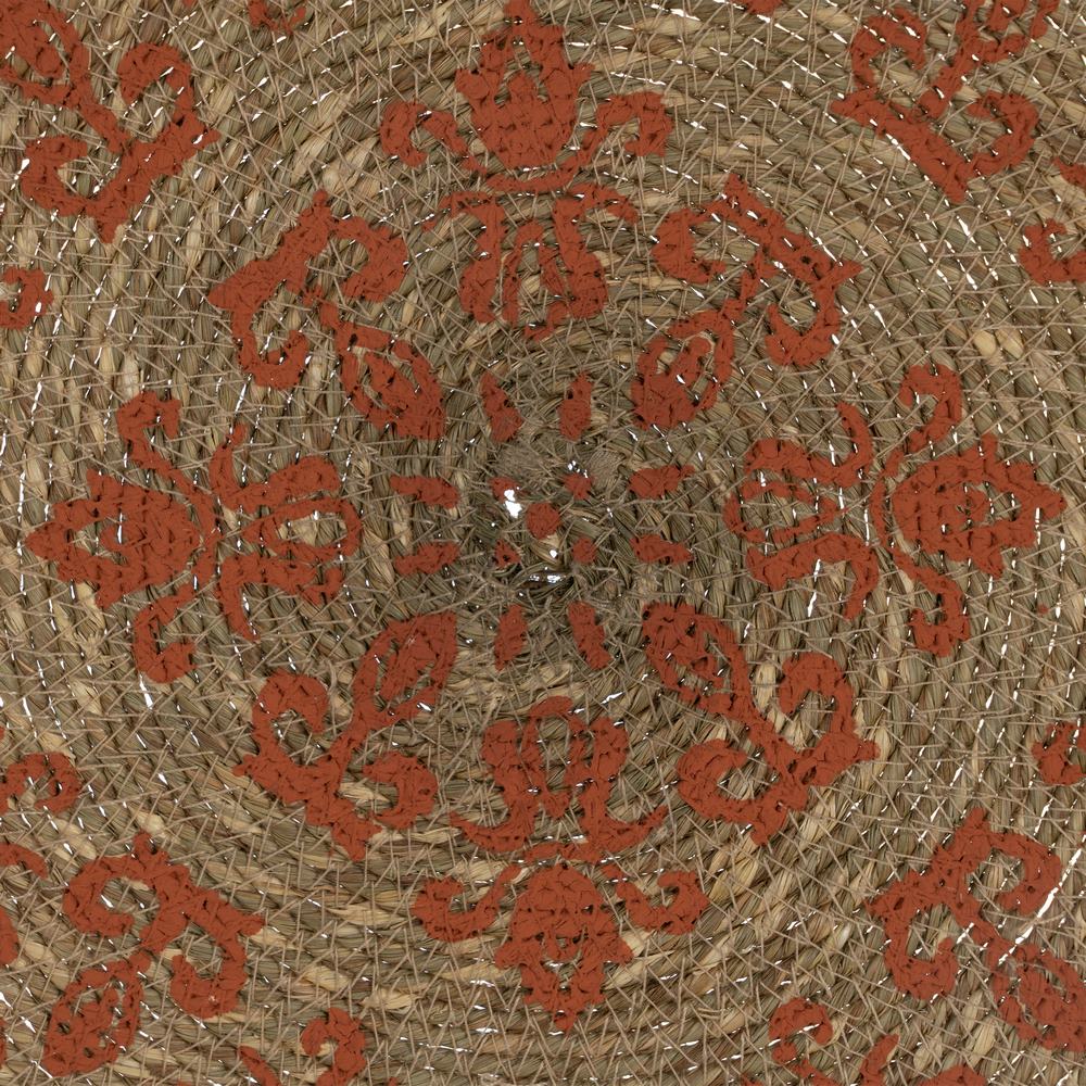 SALVAMANTEL IMPRESO TERRACOTA FIBRA 38 X 38 CM