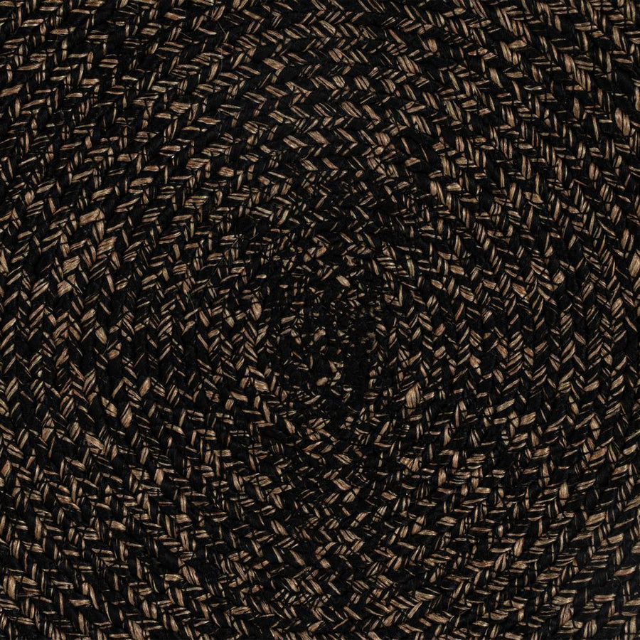 SALVAMANTEL TRENZADO MARRÓN-NEGRO 38 X 38 CM