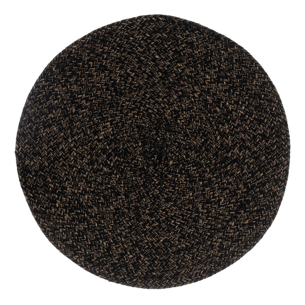 SALVAMANTEL TRENZADO MARR�N-NEGRO 38 X 38 CM