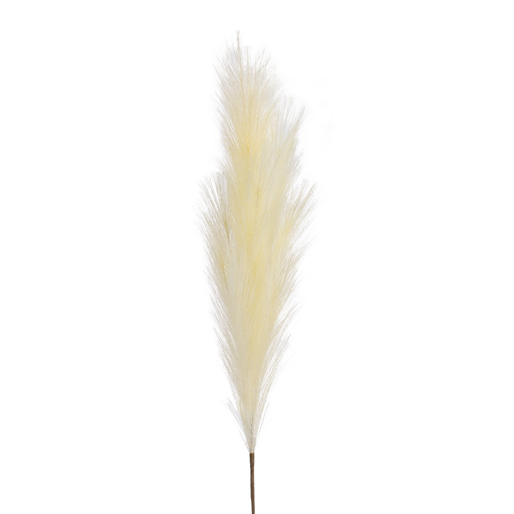 RUSH BRANCH ARTIFICIAL CREAM DECORATION 12 X 12 X 110 CM