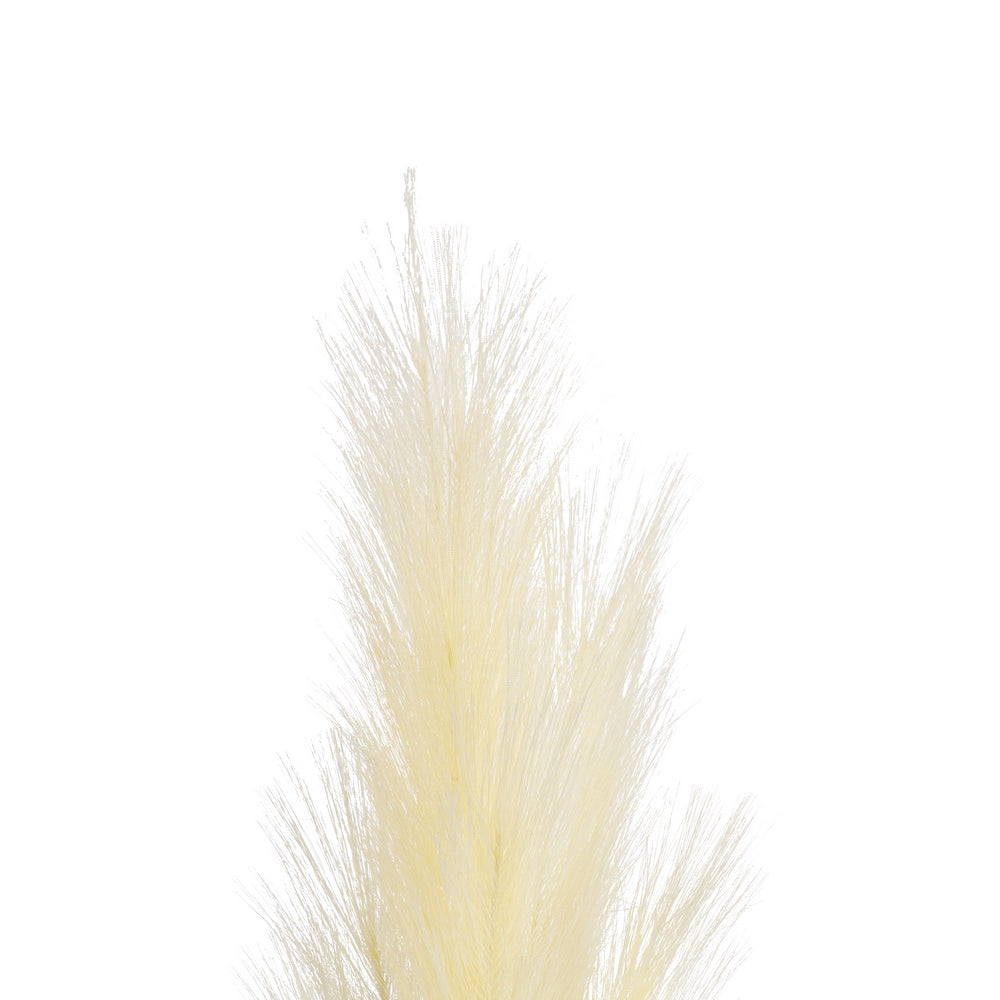 RUSH BRANCH ARTIFICIAL CREAM DECORATION 12 X 12 X 110 CM