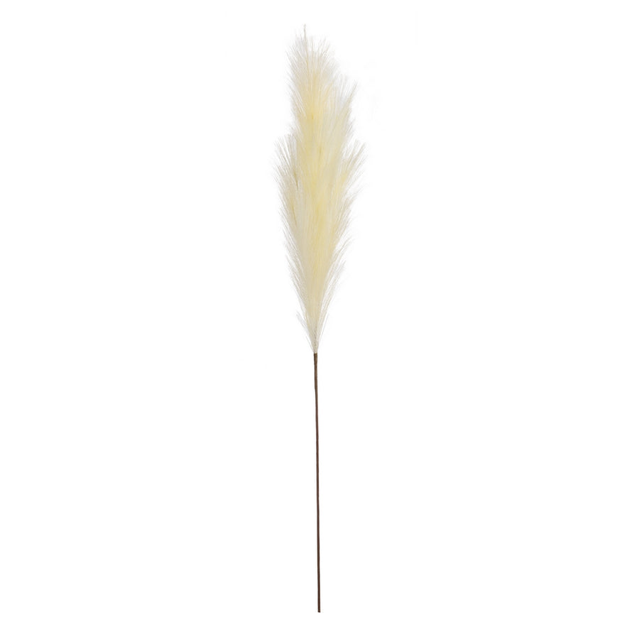 RUSH BRANCH ARTIFICIAL CREAM DECORATION 12 X 12 X 110 CM