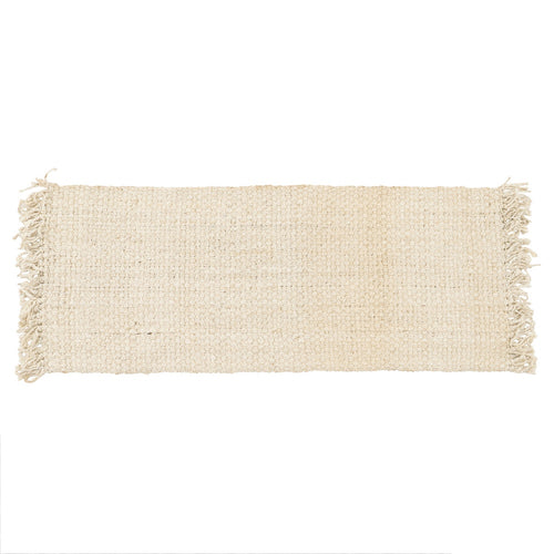 ALFOMBRA CREMA YUTE ALTEA DECORACI�N 70 X 170 CM