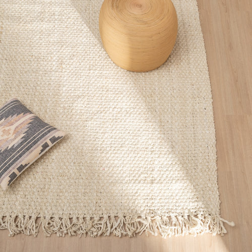 ALFOMBRA CREMA YUTE ALTEA DECORACI�N 160 X 230 CM