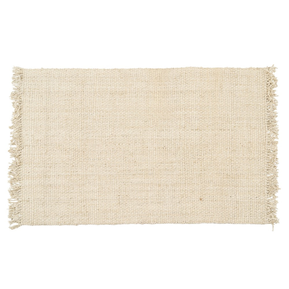 ALFOMBRA CREMA YUTE ALTEA DECORACI�N 160 X 230 CM