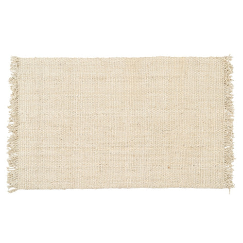 ALFOMBRA CREMA YUTE ALTEA DECORACI�N 160 X 230 CM