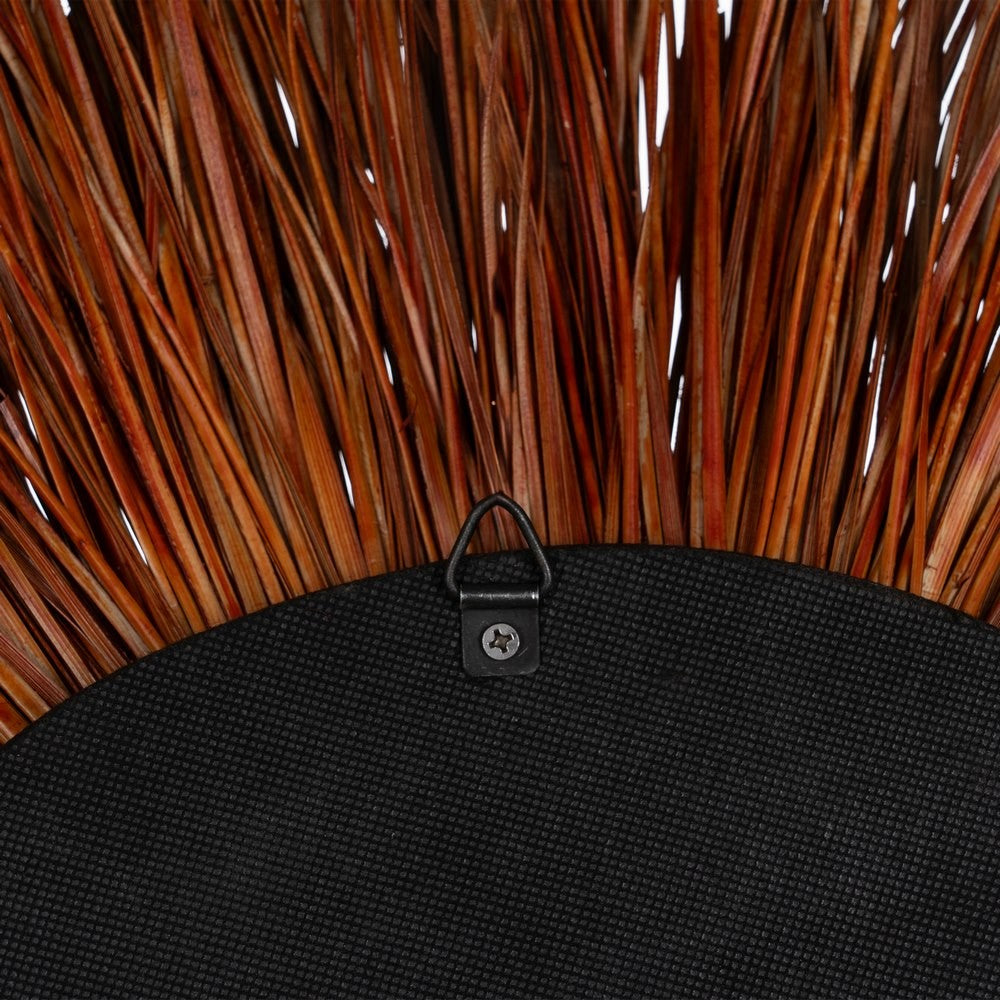 WALL MURAL NATURAL FIBER DECORATION 55 X 3 X 55 CM