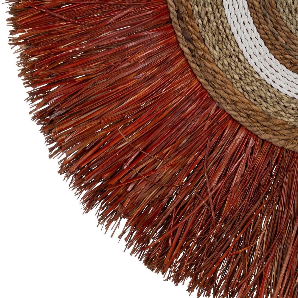NATURAL FIBER WALL MURAL DECORATION 75 X 3 X 46 CM