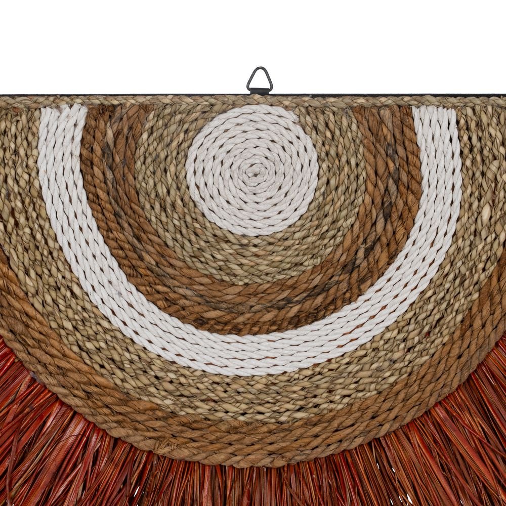 NATURAL FIBER WALL MURAL DECORATION 75 X 3 X 46 CM