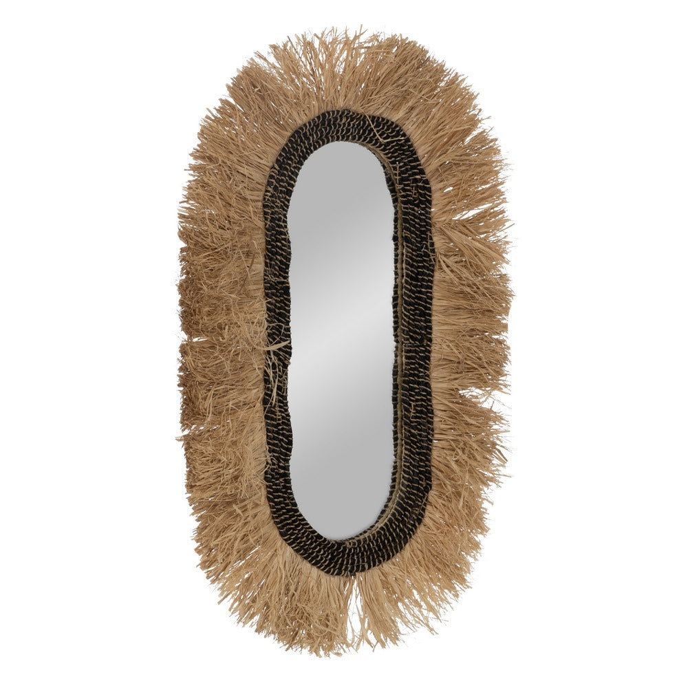 ESPEJO FIBRA NATURAL DECORACI�N 55 X 4 X 90 CM