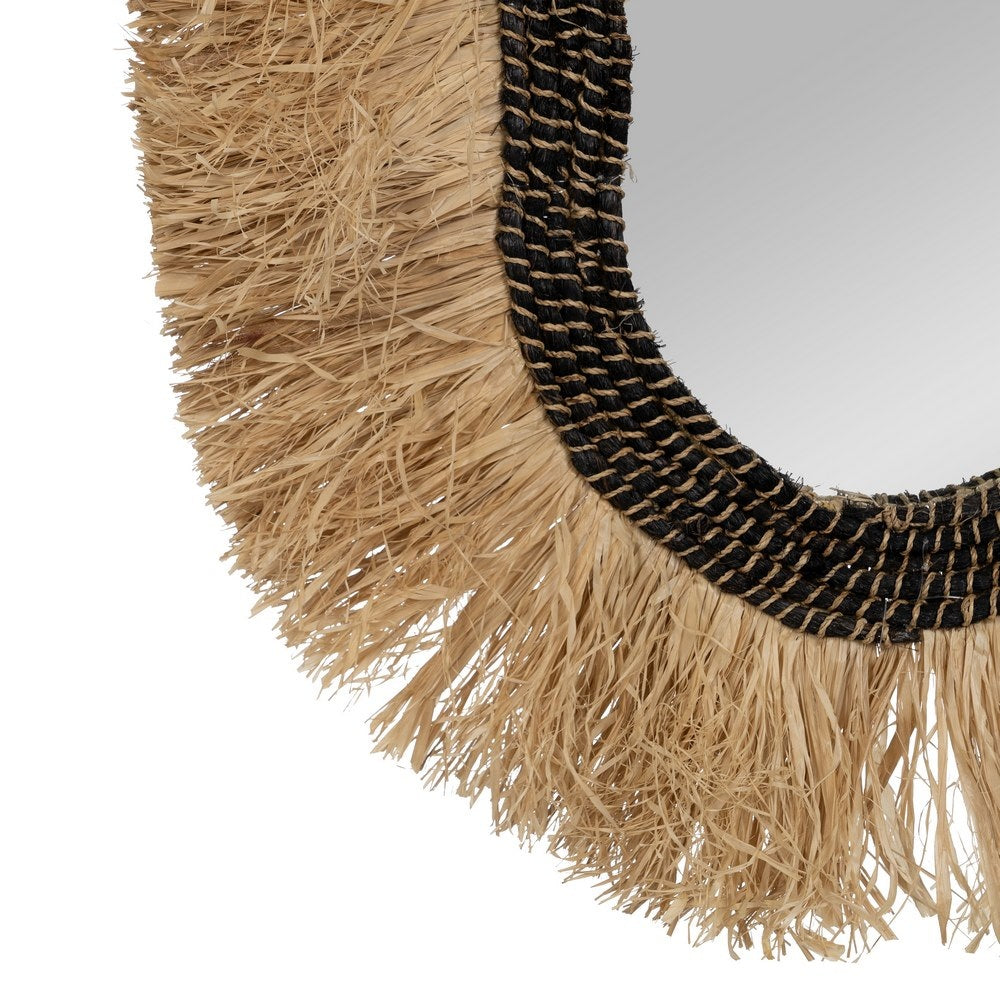 ESPEJO FIBRA NATURAL DECORACI�N 55 X 4 X 90 CM