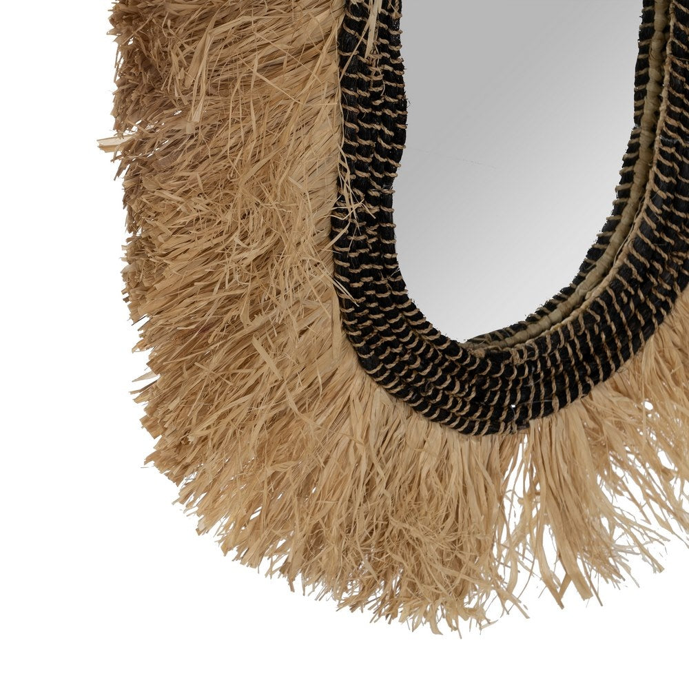 ESPEJO FIBRA NATURAL DECORACI�N 55 X 4 X 90 CM