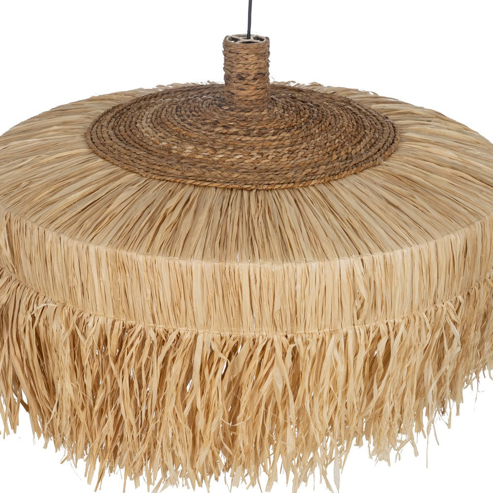 NATURAL FIBER CEILING LAMP LIGHTING 80 X 80 X 45 CM