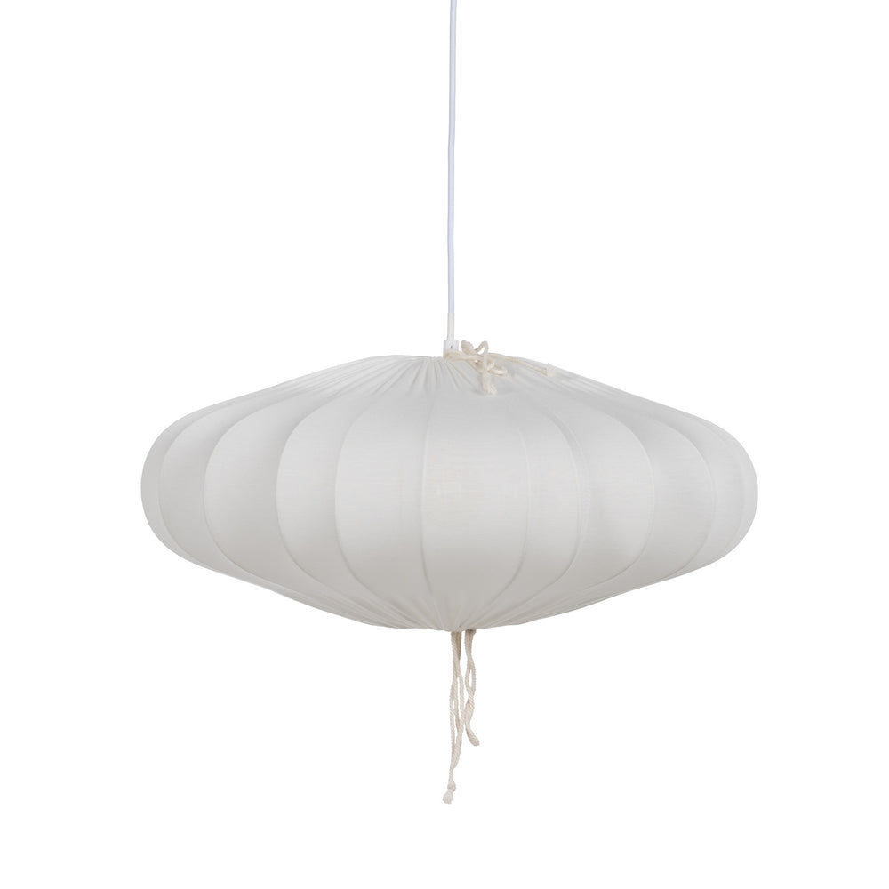 LÁMPARA TECHO BLANCO ALGODÓN ILUMINACIÓN 49,50 X 49,50 X 20
