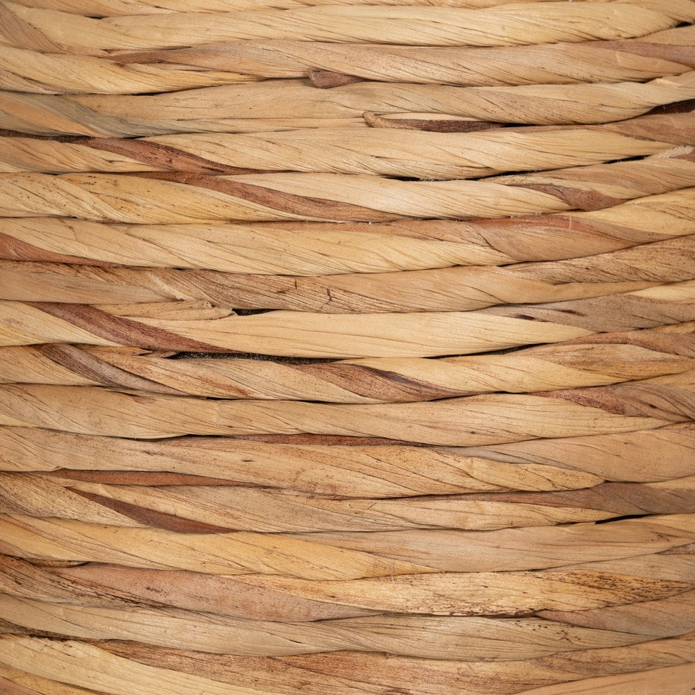 NATURAL FIBER DECORATIVE VASE 26 X 26 X 27 CM
