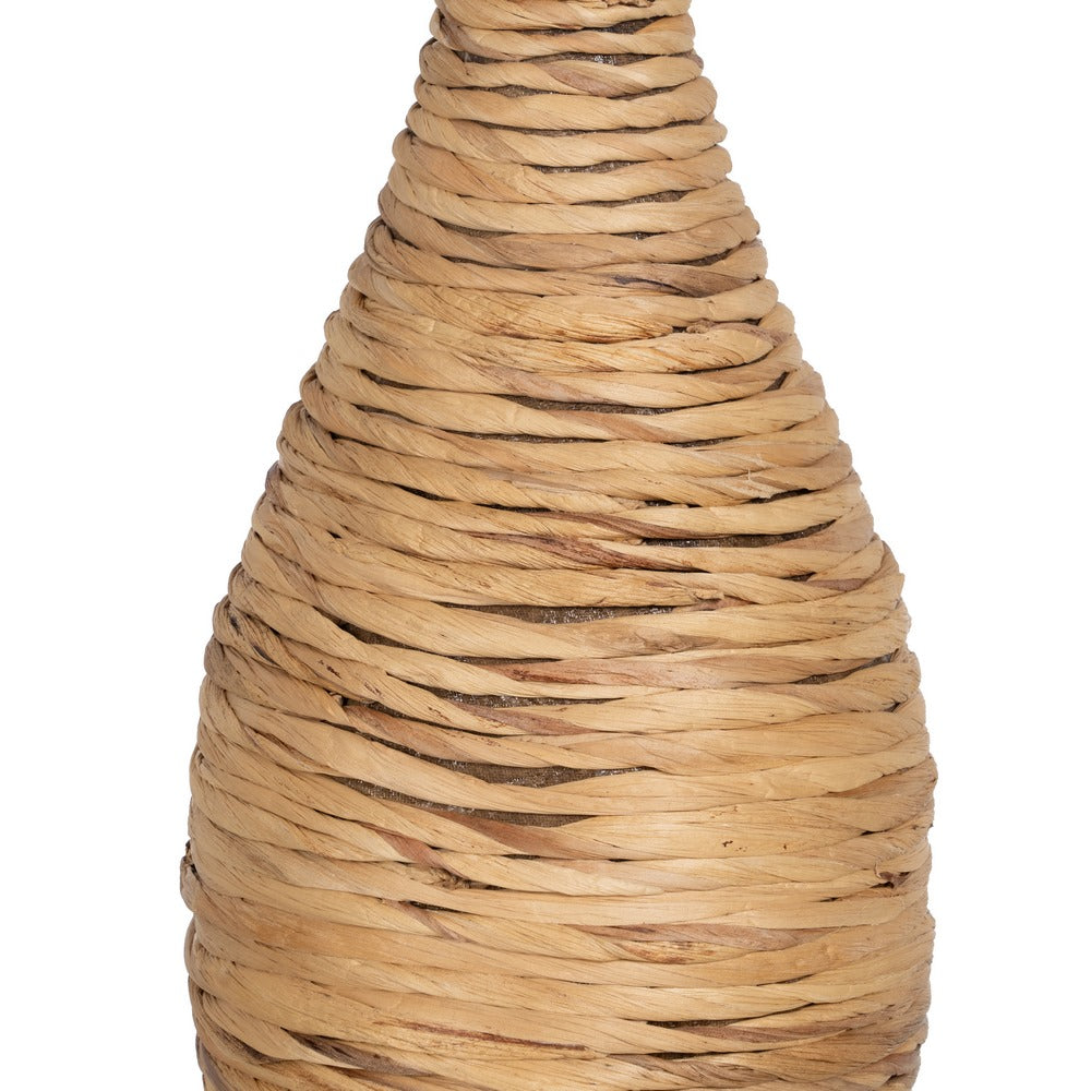 NATURAL FIBER DECORATIVE VASE 26 X 26 X 60 CM