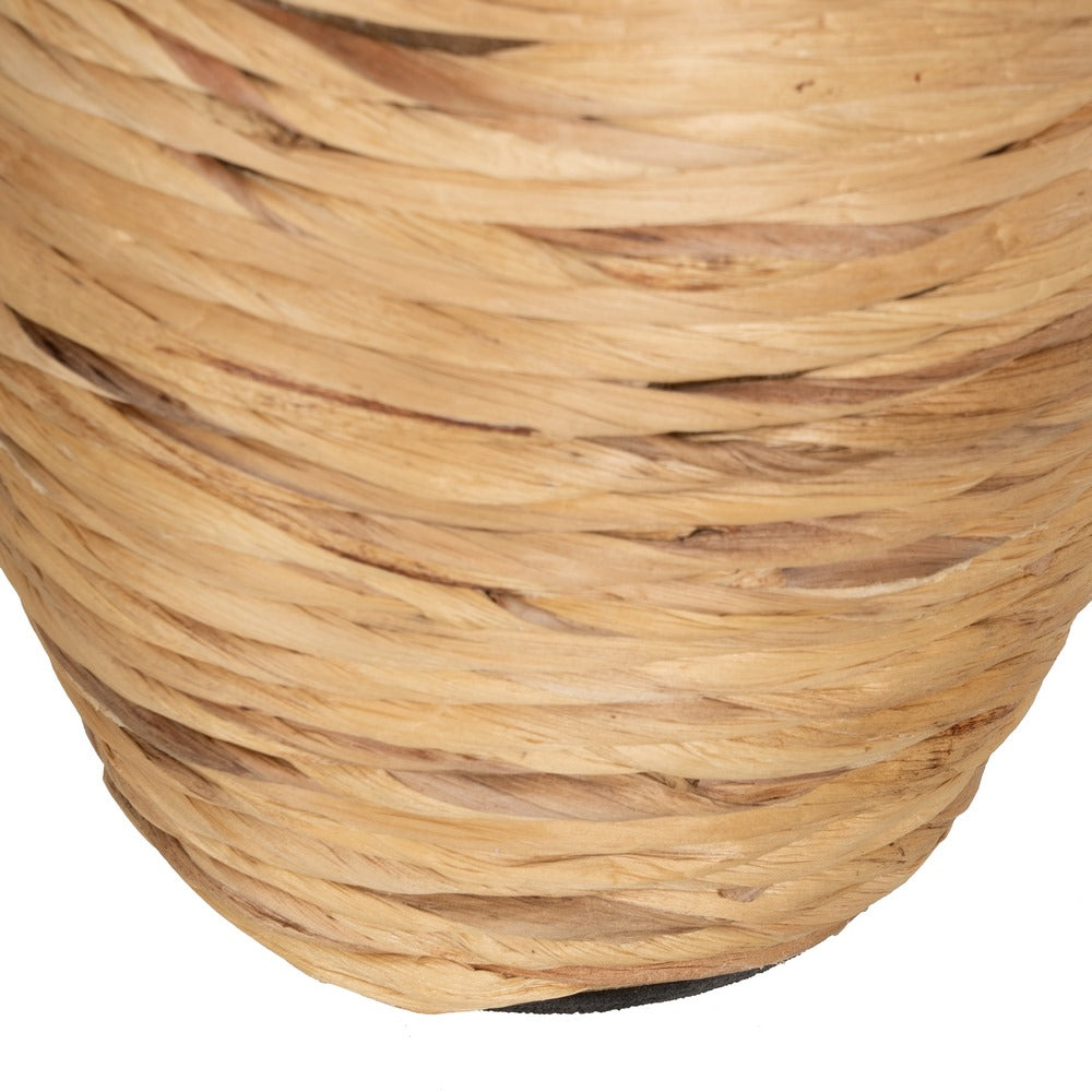 NATURAL FIBER DECORATIVE VASE 26 X 26 X 60 CM