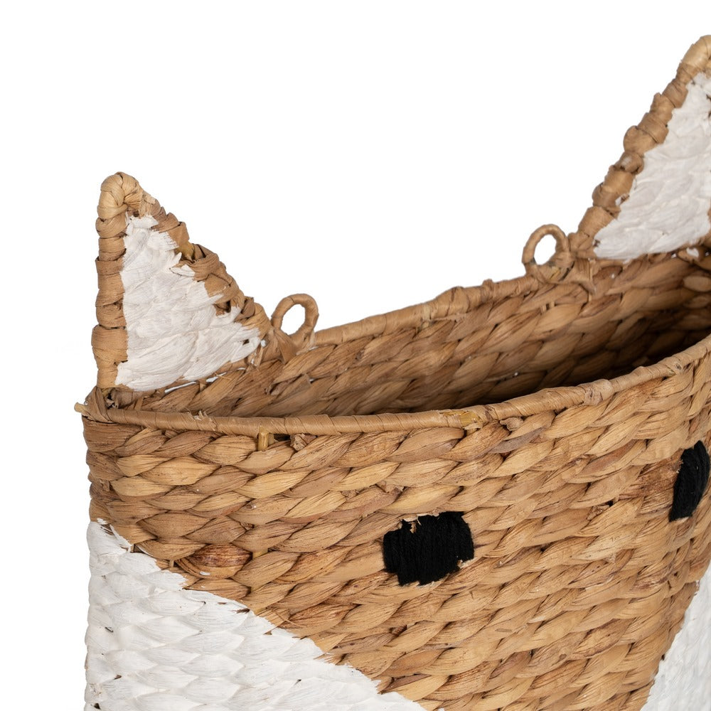 CHILDREN'S BASKET NATURAL FIBER DECORATION 30 X 11 X 33 CM