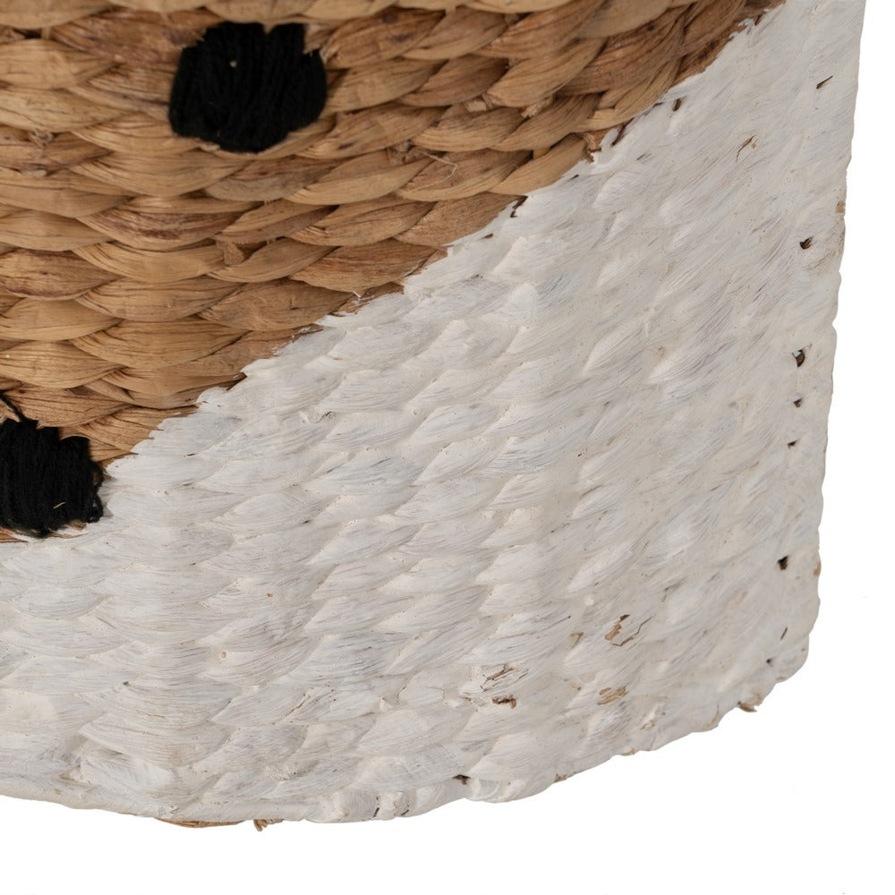 CHILDREN'S BASKET NATURAL FIBER DECORATION 30 X 11 X 33 CM