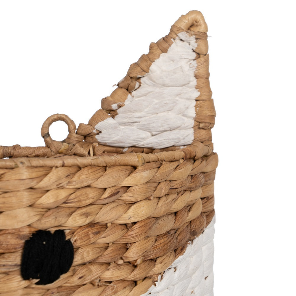 CHILDREN'S BASKET NATURAL FIBER DECORATION 30 X 11 X 33 CM