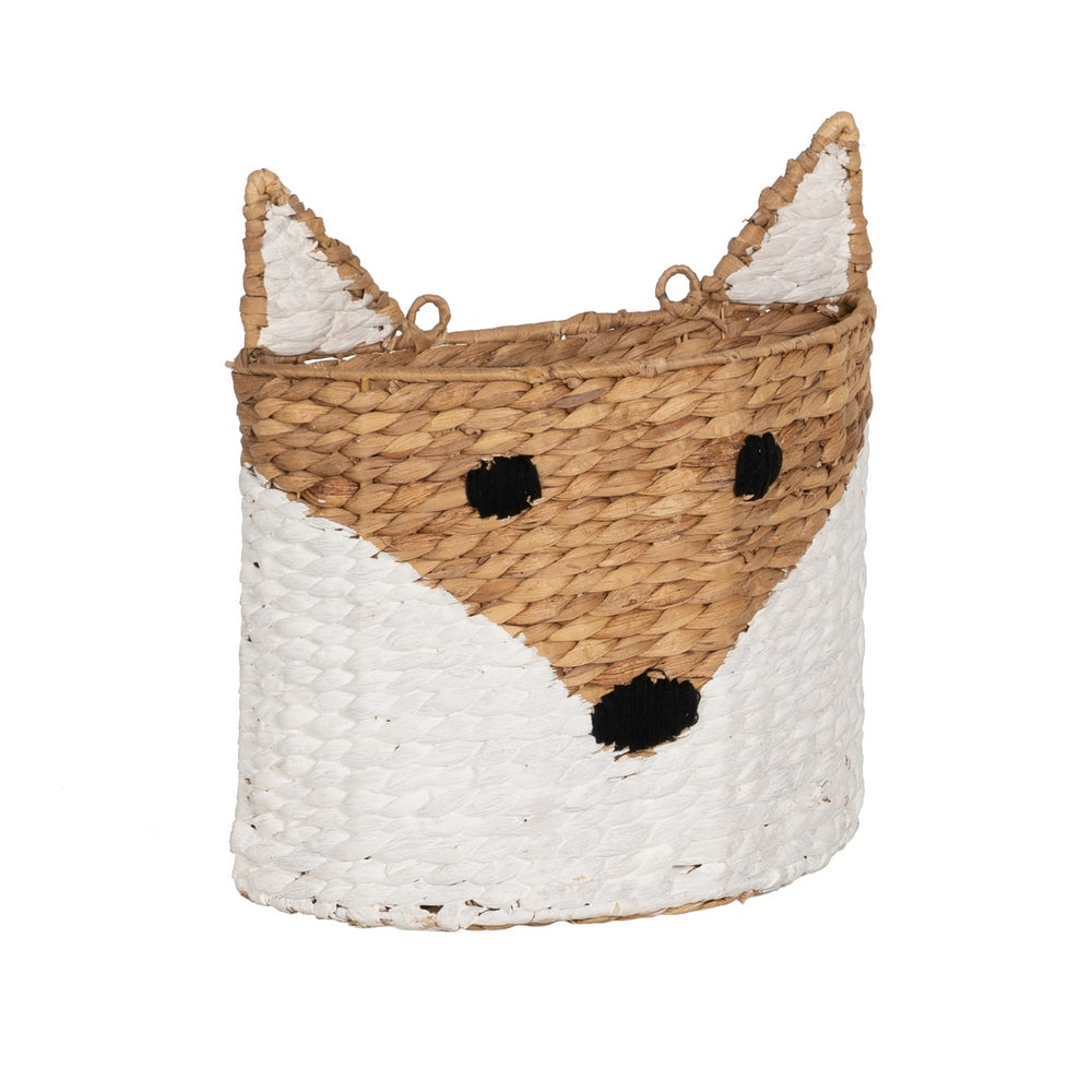 CESTO INFANTIL FIBRA NATURAL DECORACIÓN 30 X 11 X 33 CM