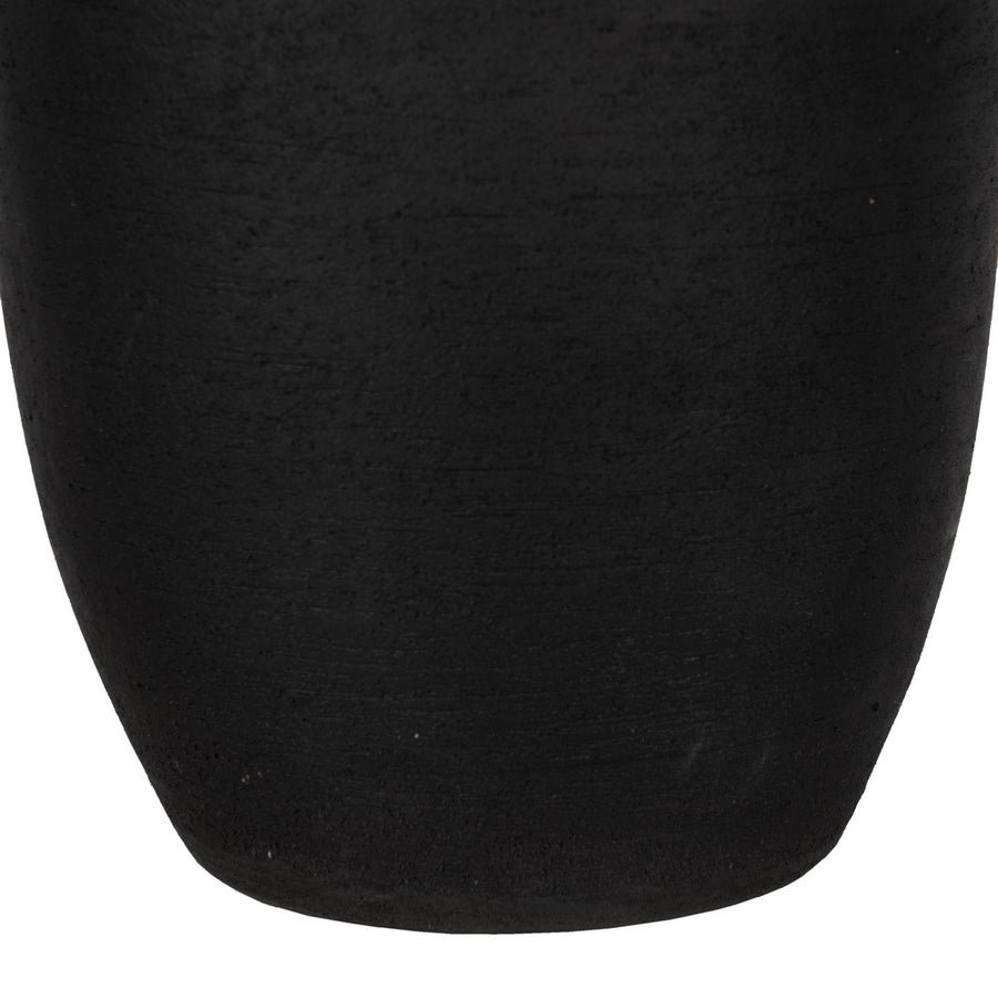 JARRÓN NEGRO CERÁMICA DECORACIÓN 20 X 20 X 41 CM