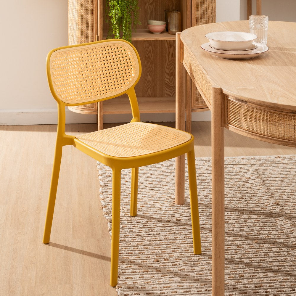 STACKABLE POLYPROPYLENE LIVING ROOM CHAIR 53.80 X 47.50 X 78 CM