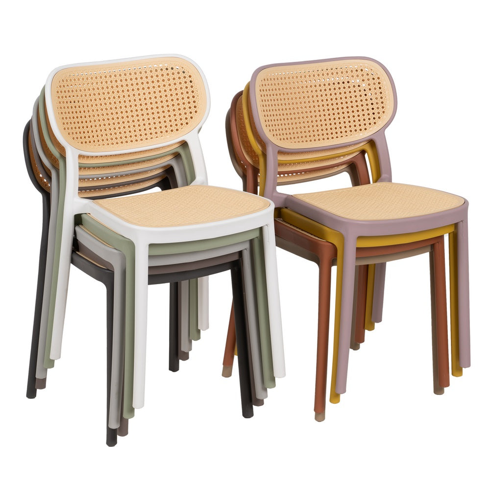 STACKABLE POLYPROPYLENE LIVING ROOM CHAIR 53.80 X 47.50 X 78 CM