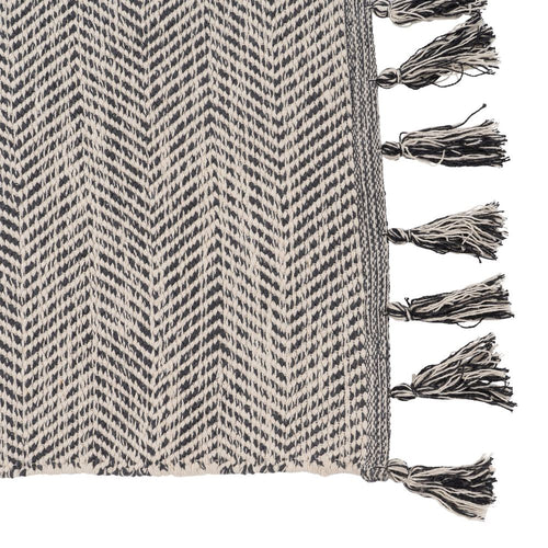 ALFOMBRA GRIS POLIESTER-ALGOD�N 120 X 180 CM