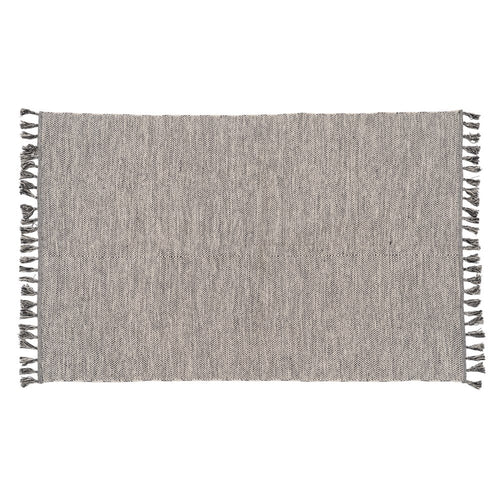 ALFOMBRA GRIS POLIESTER-ALGOD�N 160 X 230 CM