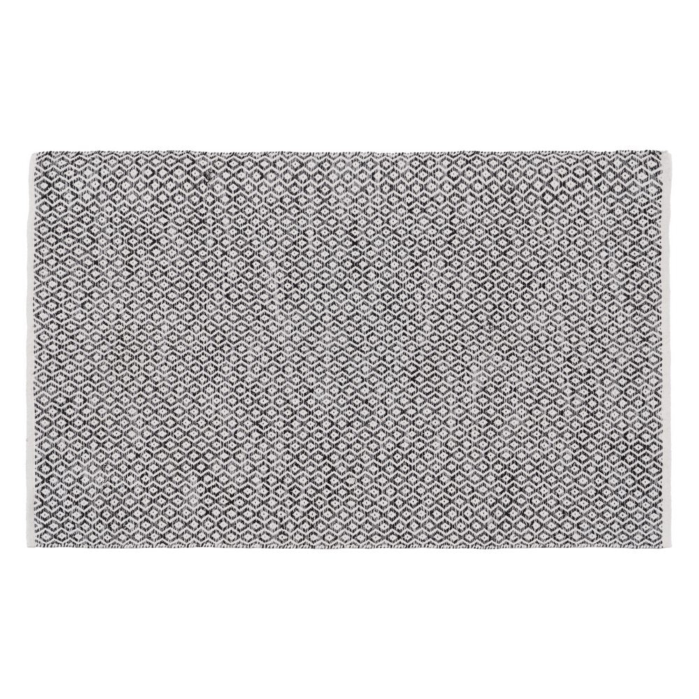 ALFOMBRA GRIS POLIESTER-ALGOD�N 120 X 180 CM