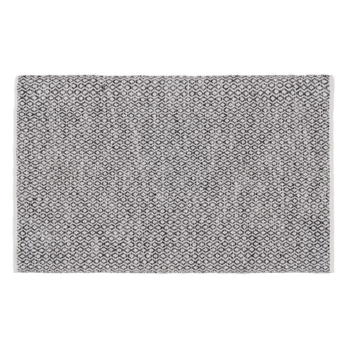 ALFOMBRA GRIS POLIESTER-ALGOD�N 120 X 180 CM