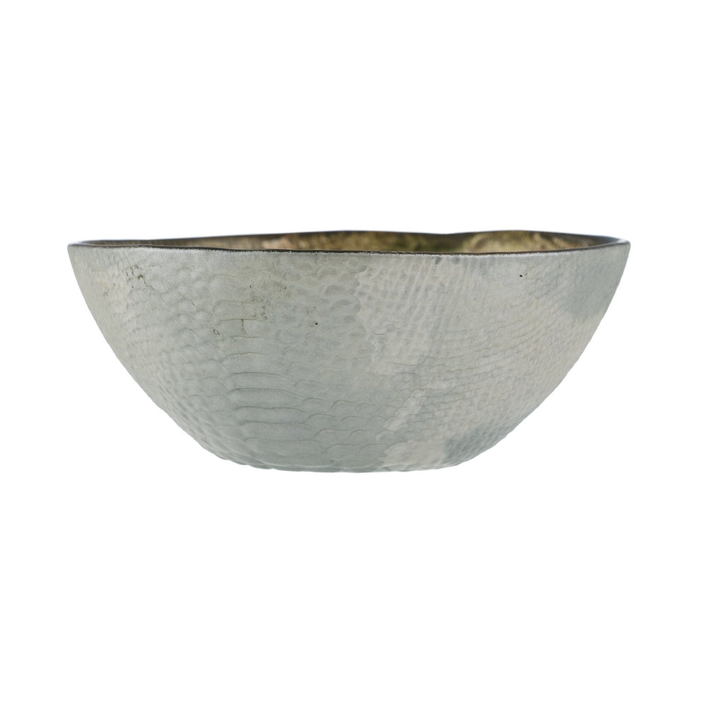 CENTRO MESA VERDE OLIVA CRISTAL 14 X 14 CM
