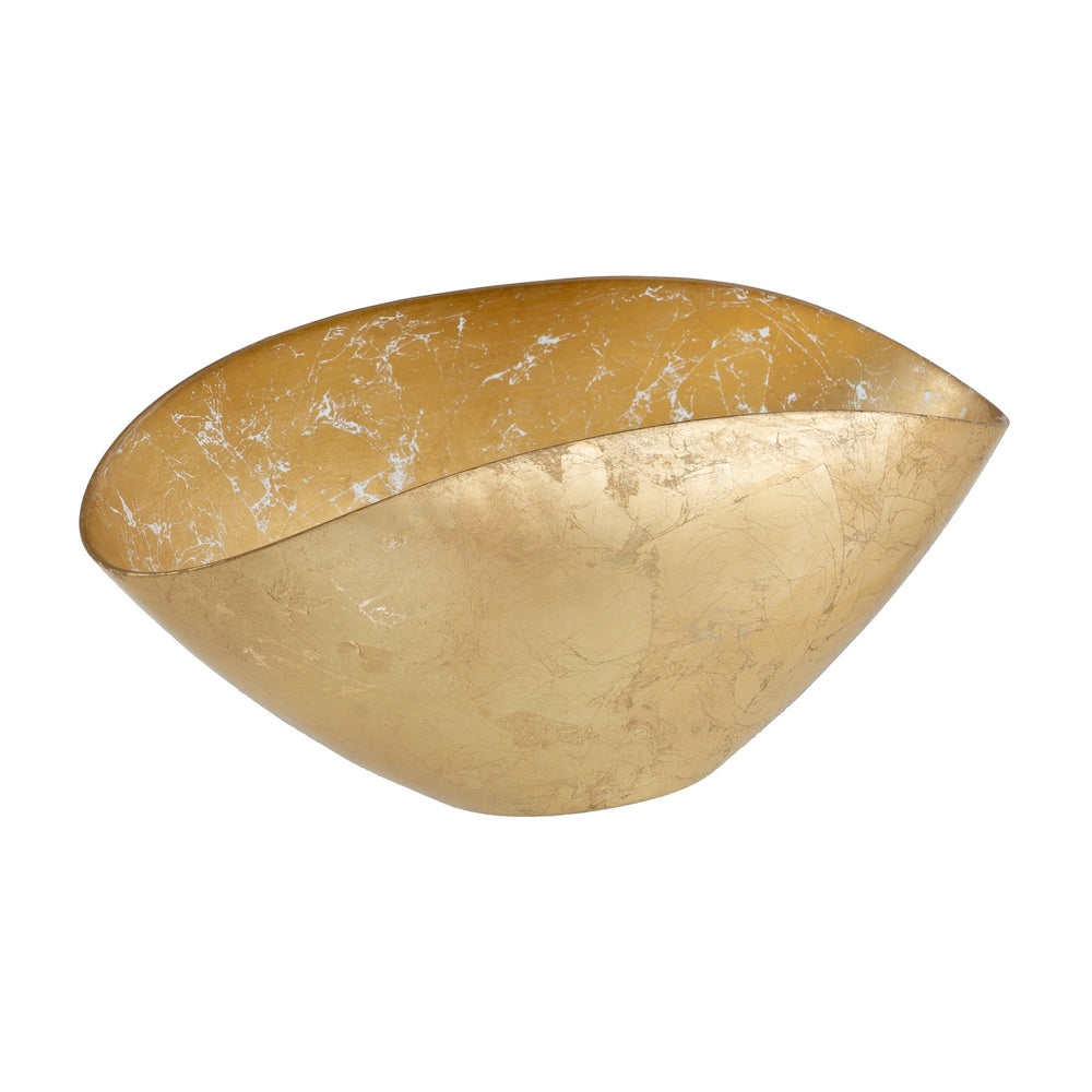 BOWL DORADO CRISTAL DECORACI�N 38 X 20 CM