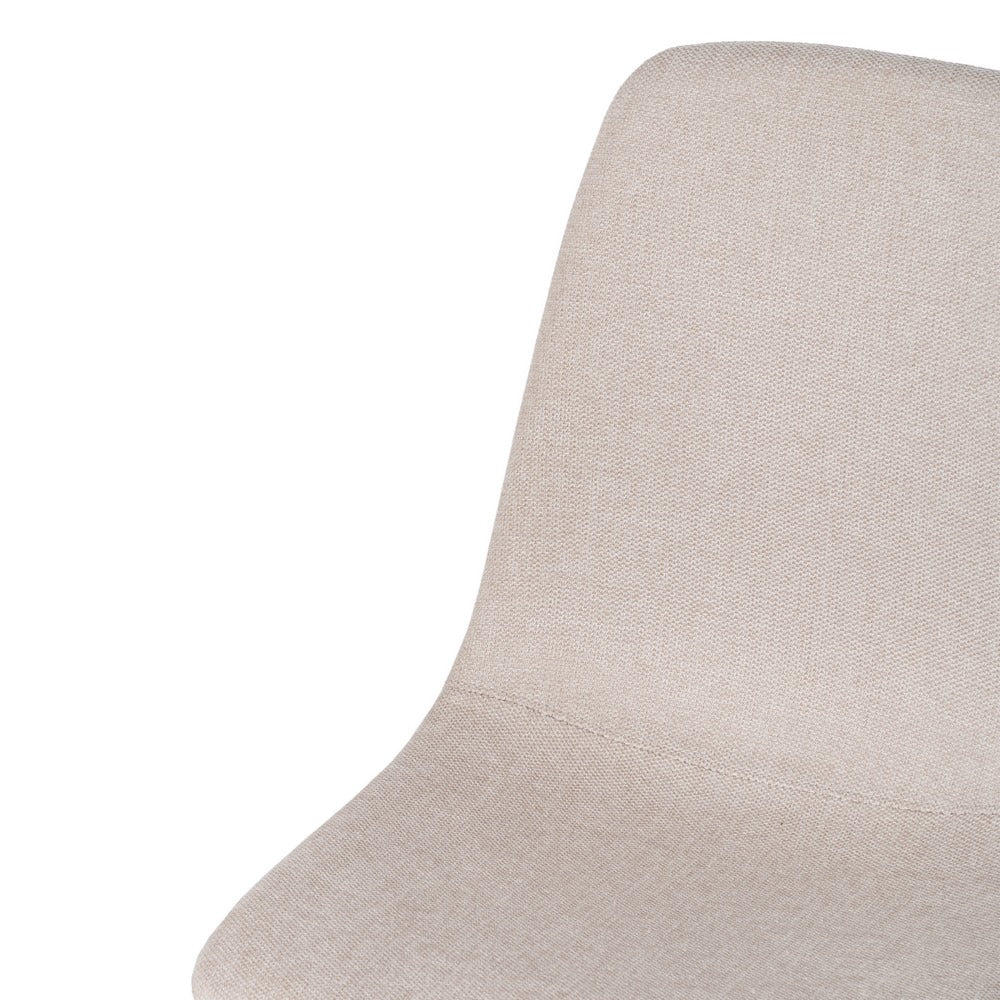 SILLA CREMA TEJIDO-METAL SALÓN 43 X 52 X 87 CM