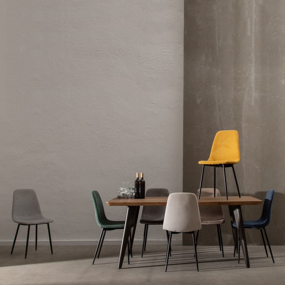 TAUP FABRIC-METAL CHAIR LIVING ROOM 43 X 52 X 87 CM