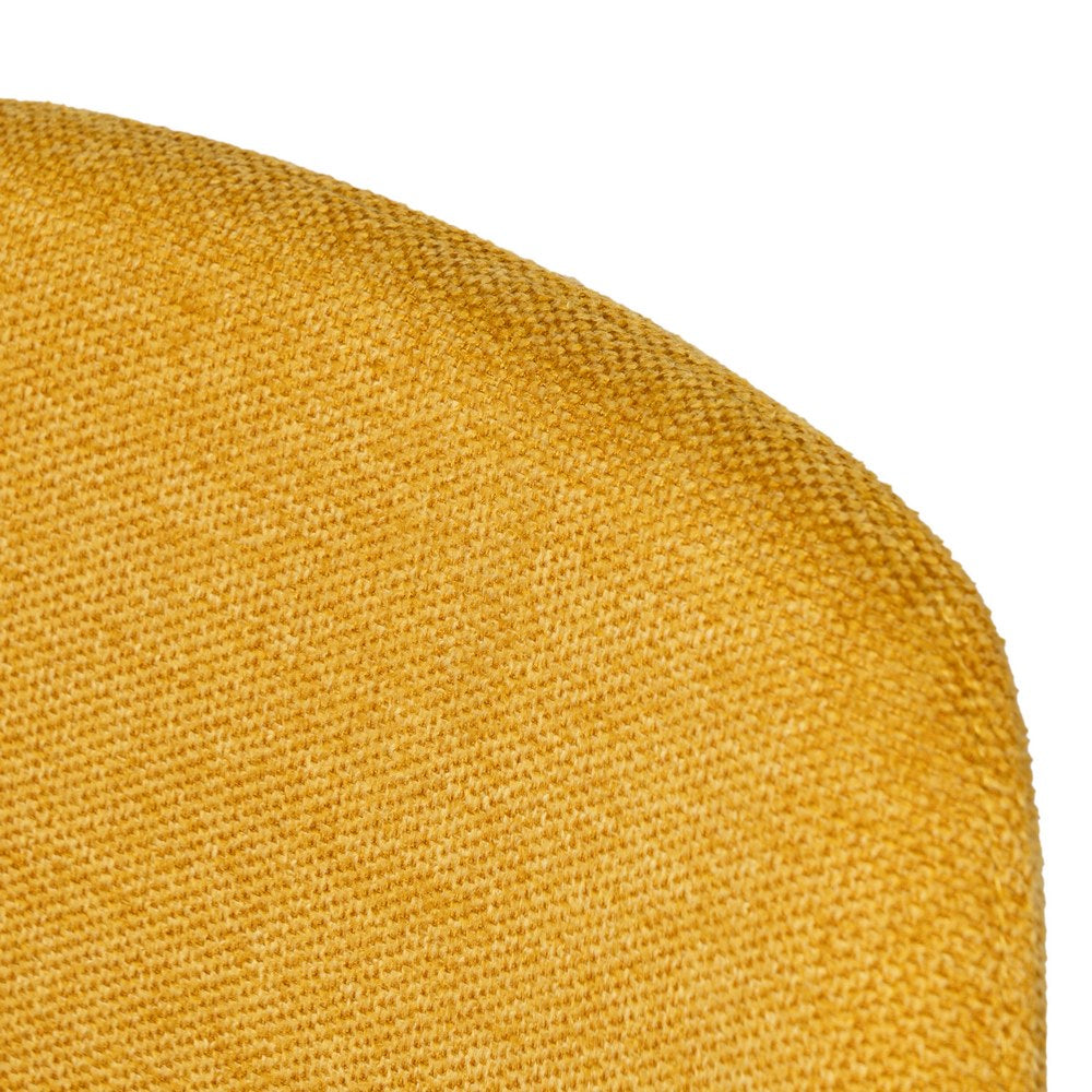 MUSTARD CHAIR FABRIC-METAL LIVING ROOM 43 X 52 X 87 CM