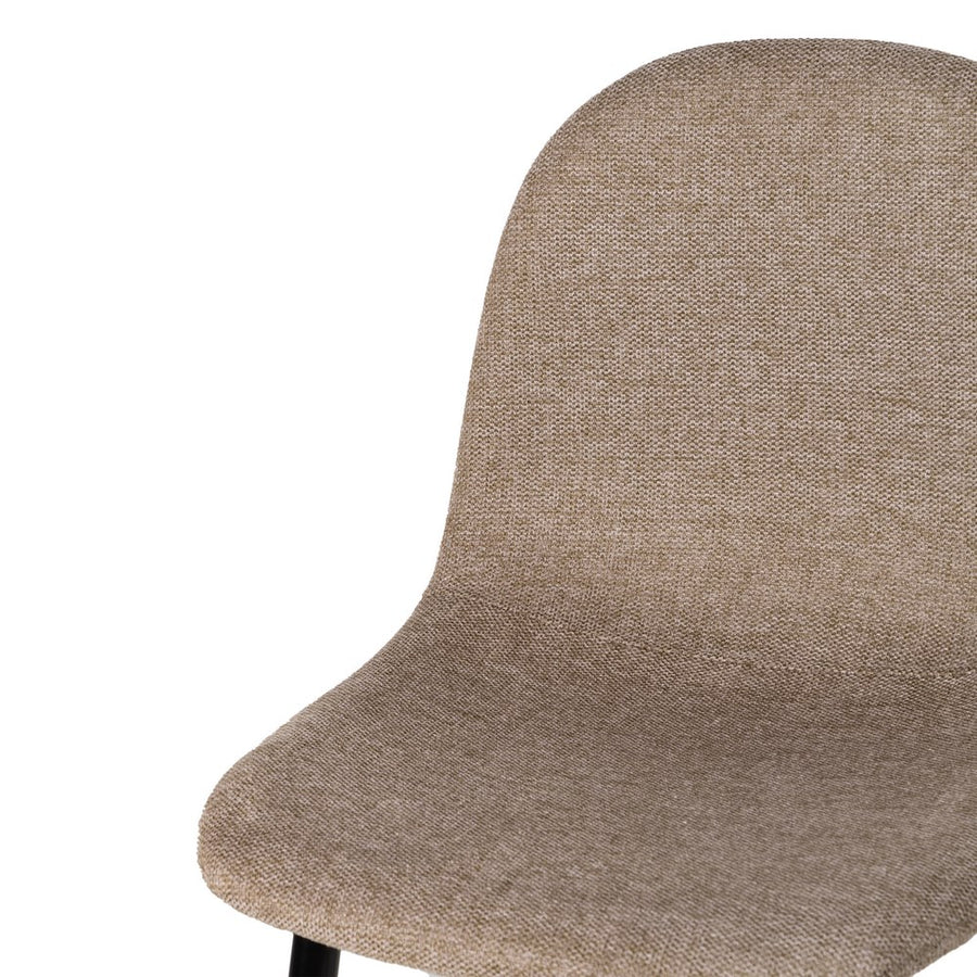 TABURETE TAUPE TEJIDO-METAL SALÓN 45,50 X 45 X 105,50 CM