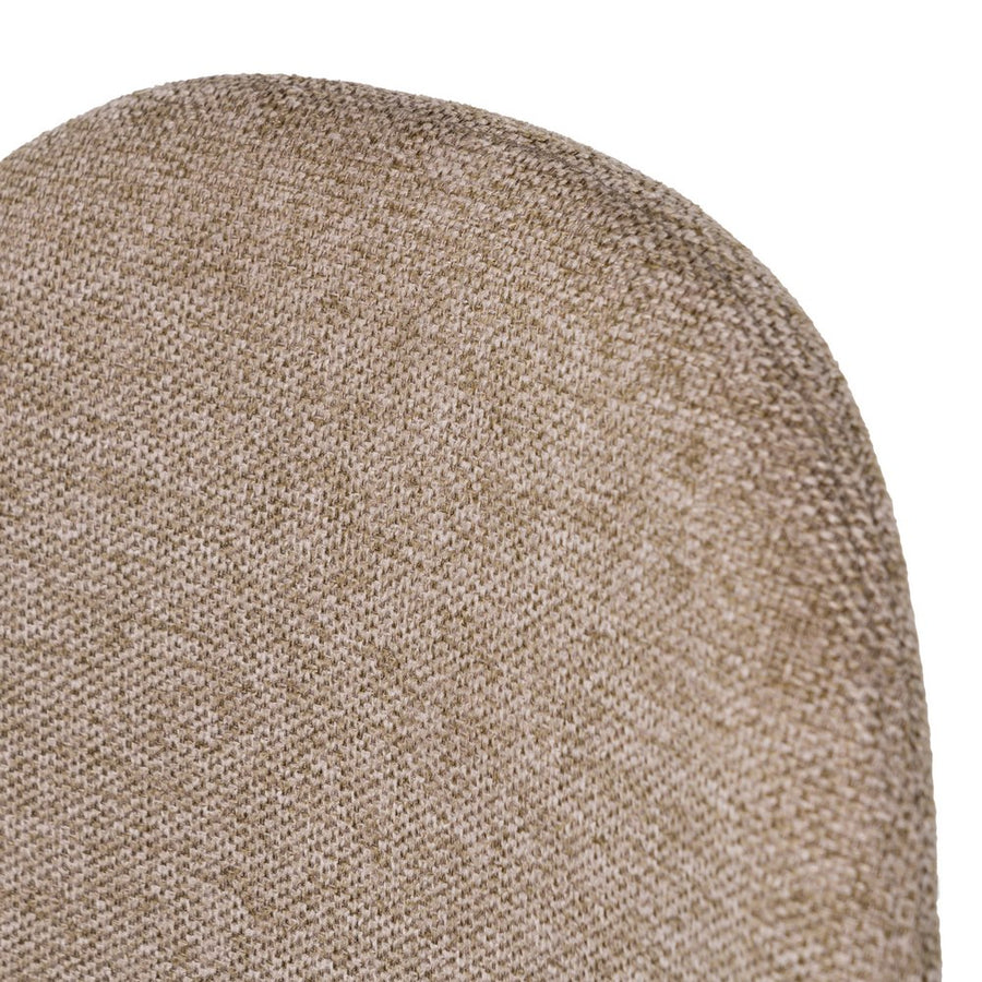 TABURETE TAUPE TEJIDO-METAL SALÓN 45,50 X 45 X 105,50 CM
