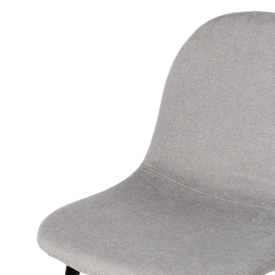 TABURETE GRIS TEJIDO-METAL SALÓN 45,50 X 45 X 105,50 CM