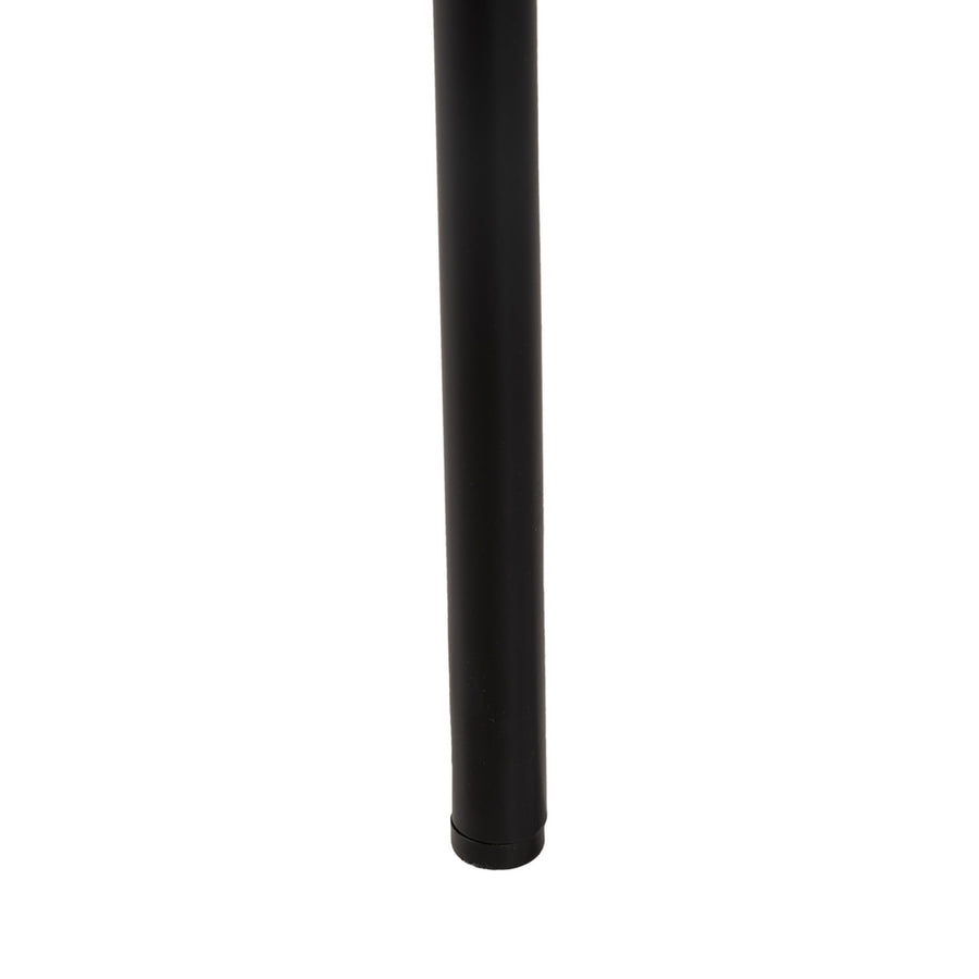 SILLA NEGRO-BLANCO TEJIDO-METAL SALÓN 49 X 53 X 80 CM