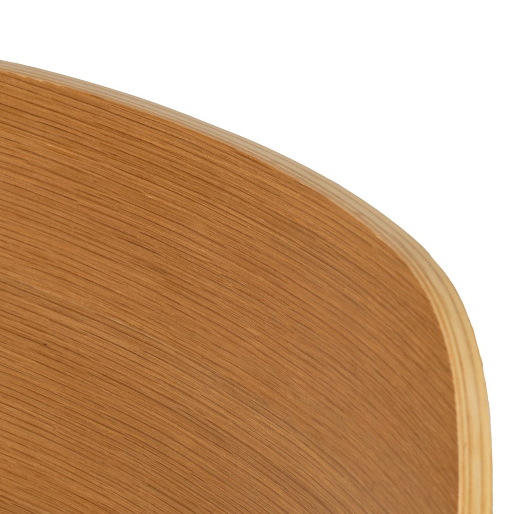 SILLA NATURAL-MARRÓN TEJIDO-METAL SALÓN 48 X 55 X 82,50 CM