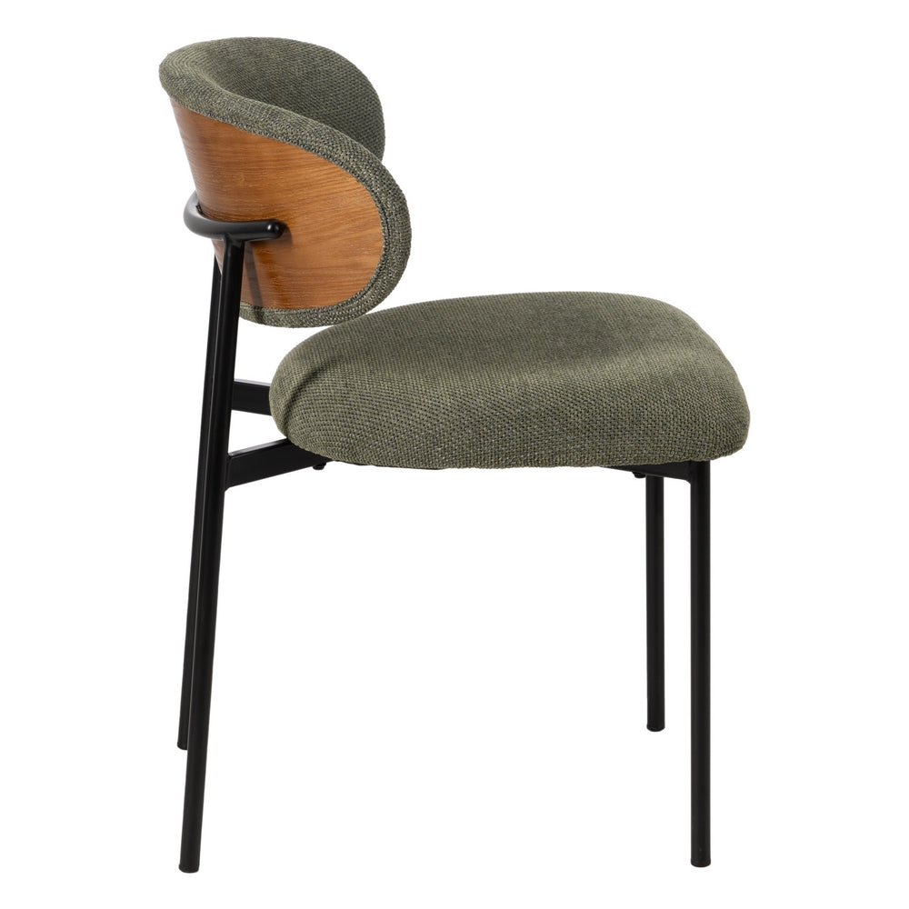 SILLA VERDE TEJIDO-METAL SAL�N 50 X 54 X 73,50 CM