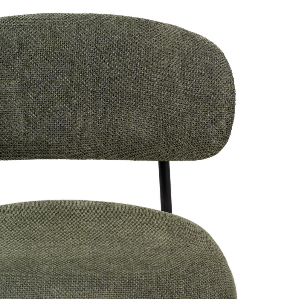SILLA VERDE TEJIDO-METAL SAL�N 50 X 54 X 73,50 CM