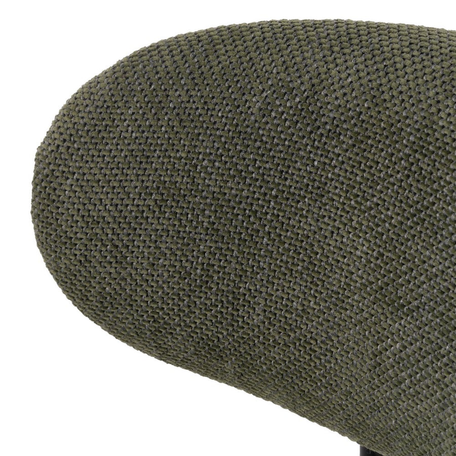 SILLA VERDE TEJIDO-METAL SALÓN 50 X 54 X 73,50 CM