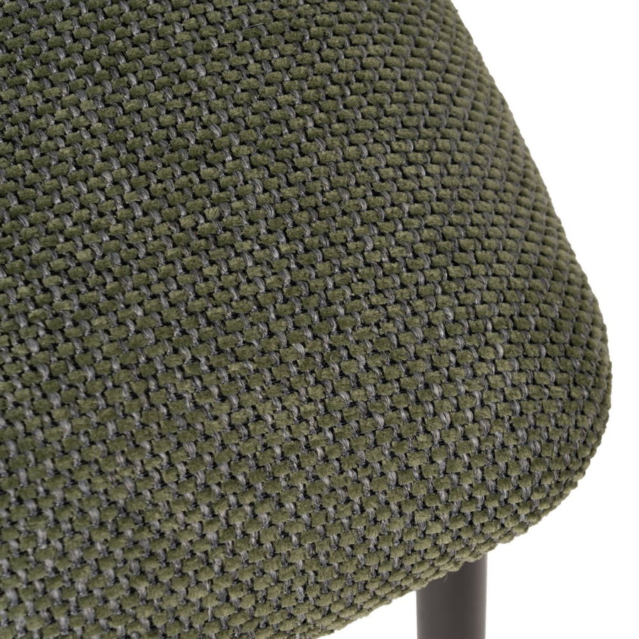 SILLA VERDE TEJIDO-METAL SALÓN 50 X 54 X 73,50 CM