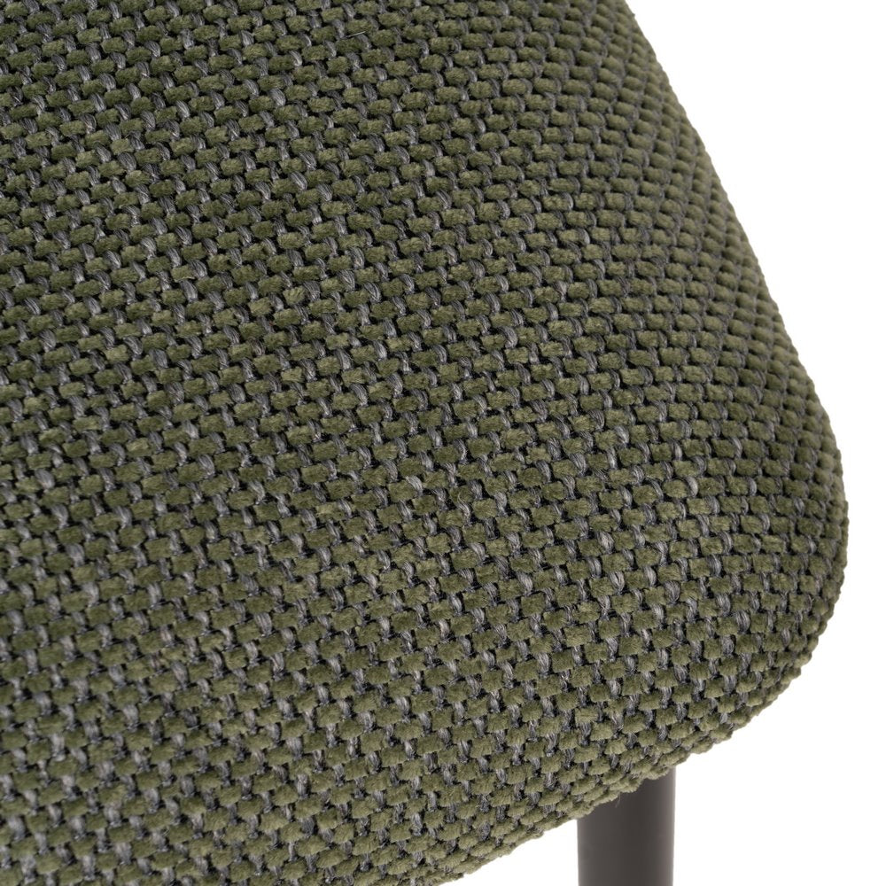 SILLA VERDE TEJIDO-METAL SALÓN 50 X 54 X 73,50 CM