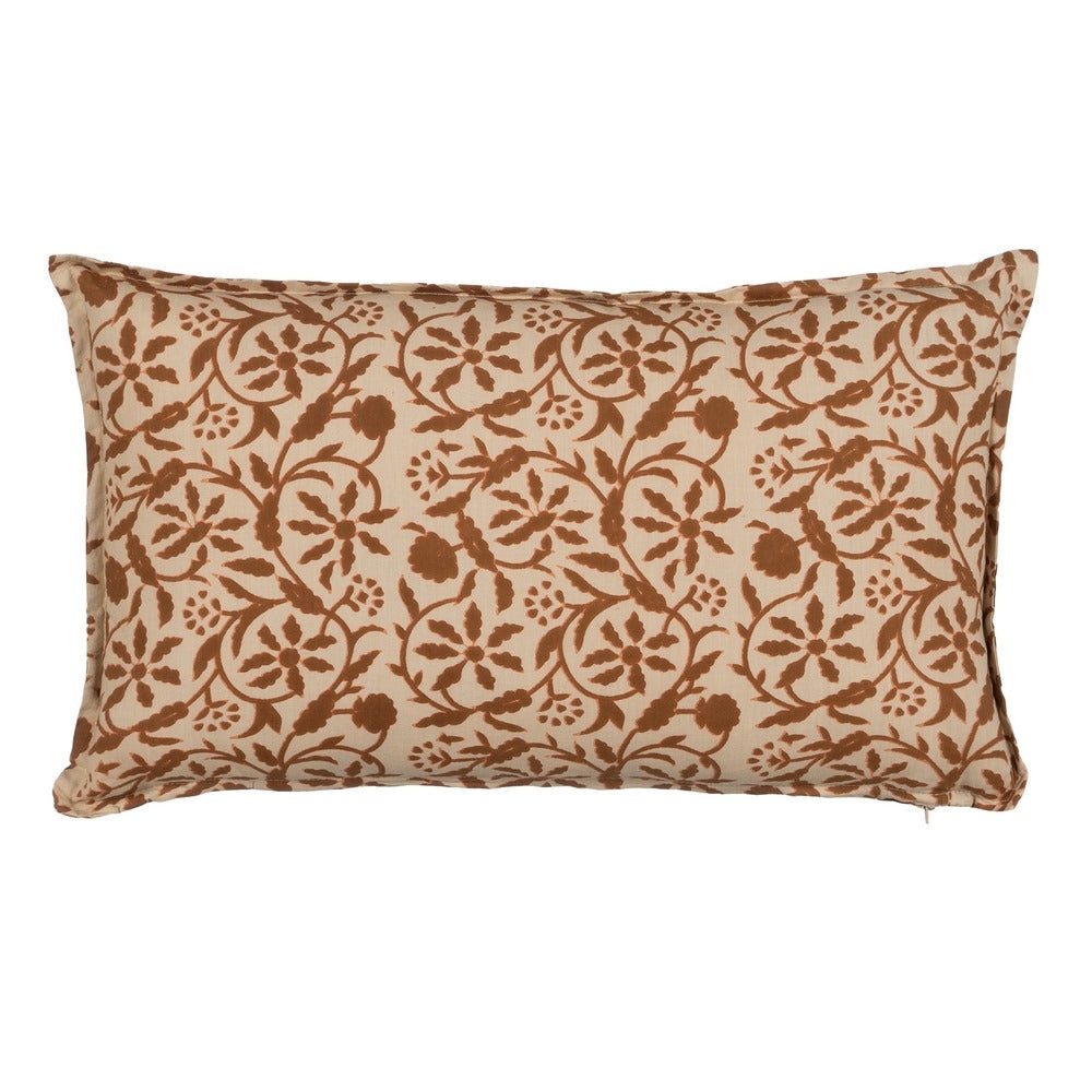 COJ�N BEIGE-MARR�N 100% ALGOD�N 50 X 30 CM